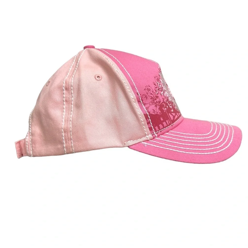 Western Embellished Horseshoe Horse Trucker‎ Hat Pink Adjustable Barbiecore